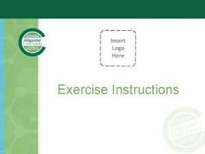 Exercise Instructions OUTBREAK 1 Norovirus Outbreak Associated with