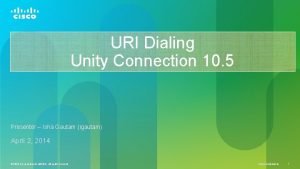 Unity uri