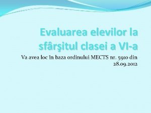 Elevii clasei a vi-a au aflat