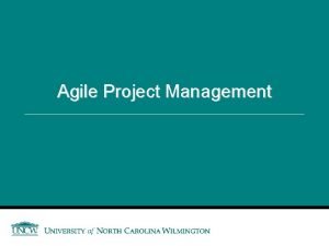 Agile Project Management Announcements 2 Credit Suisse Information