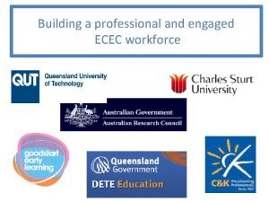 Building a professional and engaged ECEC workforce Research