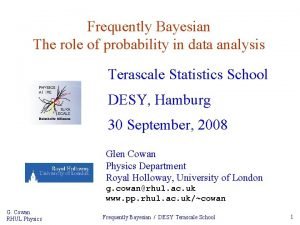 Cowan statistical data analysis pdf