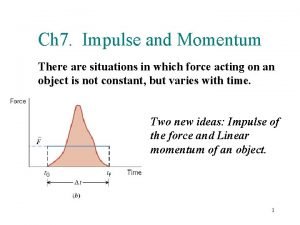 Conservation of linear momentum