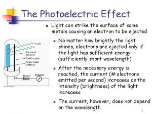 Photoelectric effect