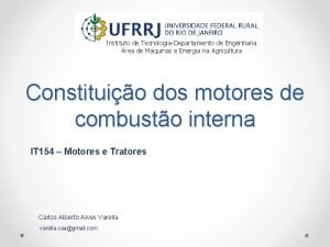 Instituto de TecnologiaDepartamento de Engenharia rea de Mquinas