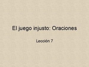 Oraciones con injusto