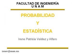 Probabilidad fi unam