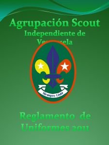 Uniforme scout venezuela
