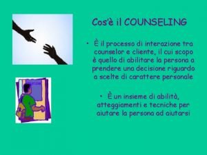 Counseling definizione oms