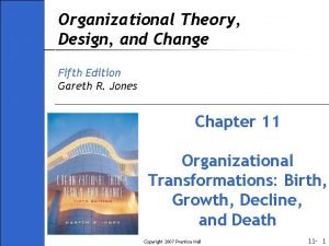 Weitzel and jonsson’s model of organizational decline