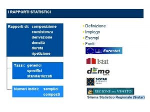I rapporti statistici
