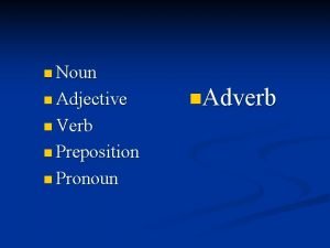 Adjective n