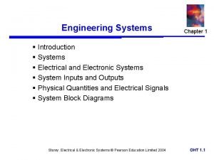 Electronic system examples