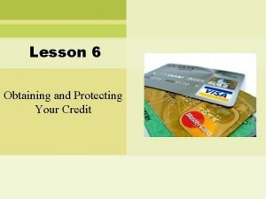 Obtaining and protecting your credit vocabulary check