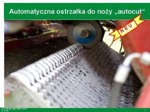 Automatyczna ostrzaka do noy autocut N Alois Pttinger