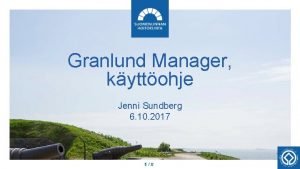Granlund manager