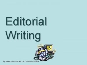 Editorial writing uil examples