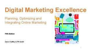 Digital marketing excellence