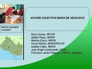 ACCION COLECTIVA BAHIA DE JIQUILISCO Norma voluntaria controln