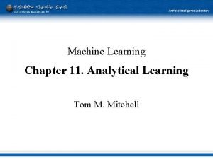 Analytical learning example