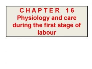 Physiology of labour