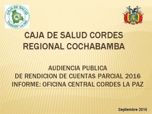 Lista de médicos caja cordes cochabamba