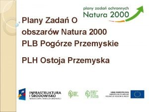 Plany Zada Ochronnych dla obszarw Natura 2000 PLB