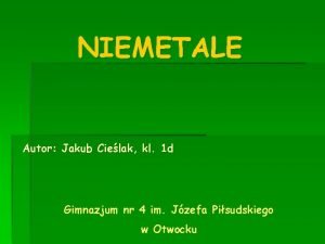 Niemetal o symbolu se