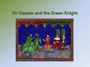 Genre of sir gawain and the green knight