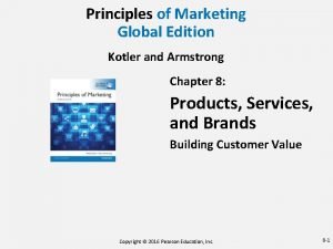Principles of Marketing Global Edition Kotler and Armstrong