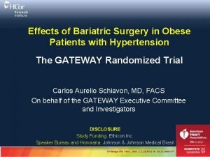 Effects of Bariatric Surgery in Obese Patients with