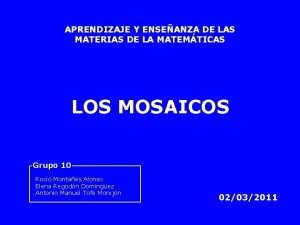 Mosaicos semirregulares