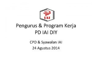 Pd iai diy