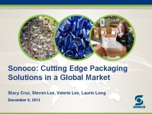 Cutting edge packaging products
