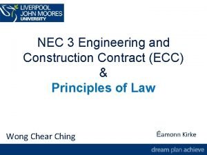 Ecc contract