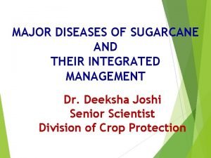 Sugarcane disease and control