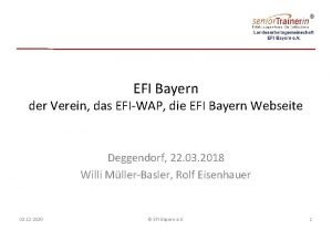 Efi bayern Efi bayern