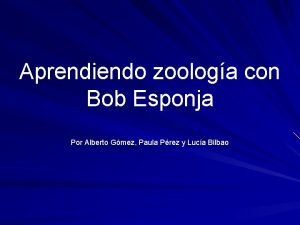 Que animal es calamardo de bob esponja