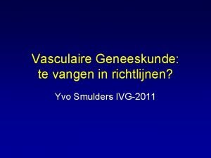 Yvo smulders