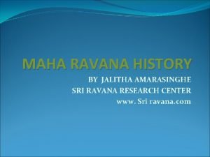 Ravana generation