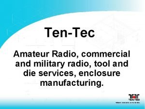 TenTec Amateur Radio commercial and military radio tool