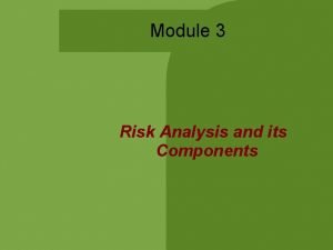 Hazard characterization