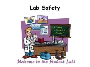 Lab Safety Study lab procedures prior to the