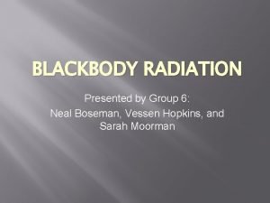 Blackbody radiation hyperphysics