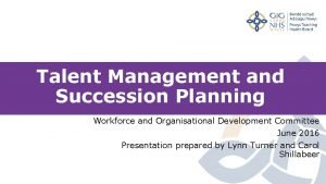 Cipd succession planning