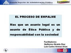 Proceso de empalme