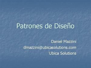 Daniel mazzini