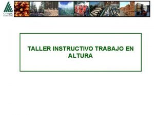Tipo de trabajo en alturas