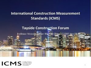 International construction measurement standards