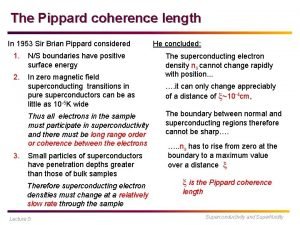 Pippard coherence length